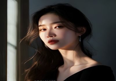 友田真希艺人个人写真，温柔自然光线下的优雅姿态，展现其独特气质与专业形象